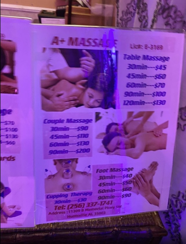 A+ Massage in Huntsville, Alabama