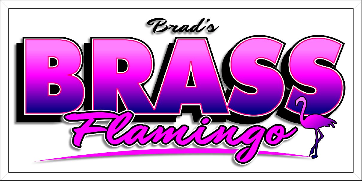 Brad's Brass Flamingo